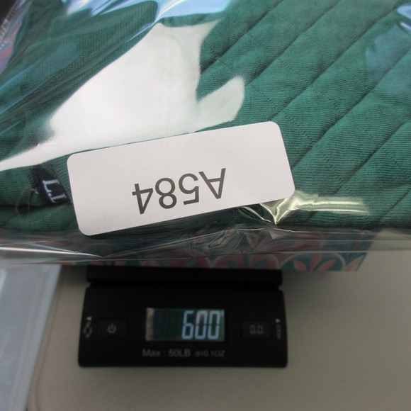 LL Bean Traditional Fit Sweatshirt Men 3XL Green Quilted Crewneck Cotton 600 - Picture 11 of 11